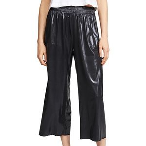 Norma Kamali shiny culottes